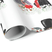 不気味なゾンビ新郎新婦の結婚ギフトラップ ラッピングペーパー (ロールコーナー)