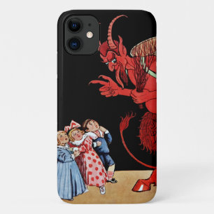 不気味なデビルクランプスアート iPhone 11 ケース