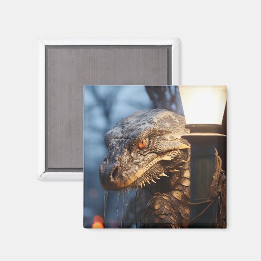 不気味なトカゲ マグネット (正面/裏面)