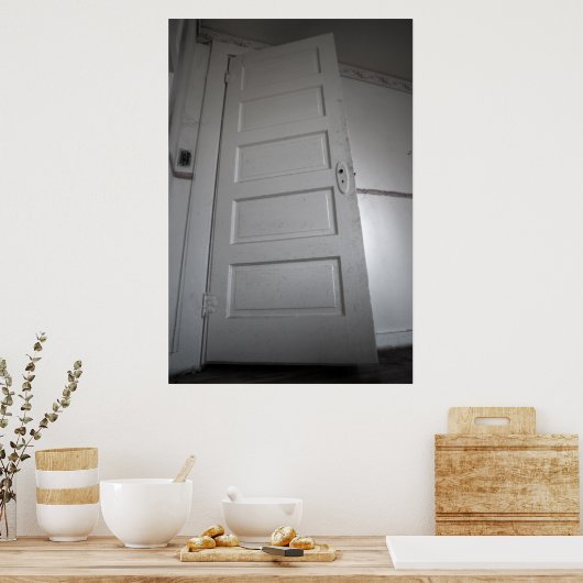 不気味なドア ポスター (キッチン)