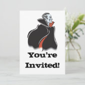 不気味なドラキュラヴァンパイア 招待状 (スタンド正面)