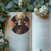 不気味なドラキュラ ハロウィン ラウンド ラウンドシール