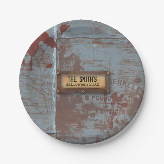 不気味なハグランジロ完全に死んでいなウィーン ペーパープレート (正面)