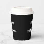 不気味なハッピーハローウィン紙カップ 紙コップ (左)