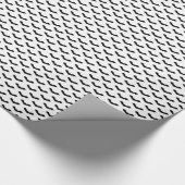 不気味なハロウィンのこうもりのプリントの紙 ラッピングペーパー (角)