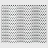 不気味なハロウィンのこうもりのプリントの紙 ラッピングペーパー (フラット)