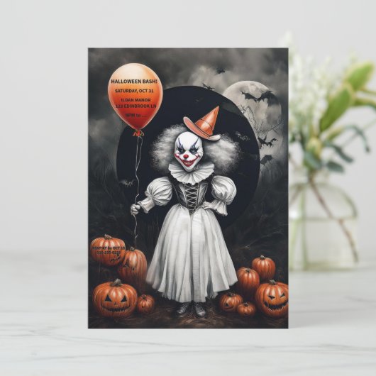 不気味なハロウィンの招待状 招待状 (スタンド正面)