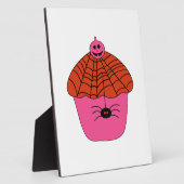 不気味なハロウィンカップケーキ フォトプラーク (側面)