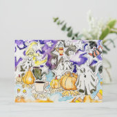 不気味なハロウィンカード シーズンカード (スタンド正面)