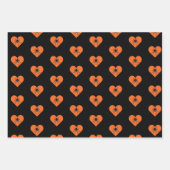 不気味なハロウィンクモ ラッピングペーパーシート (正面2)