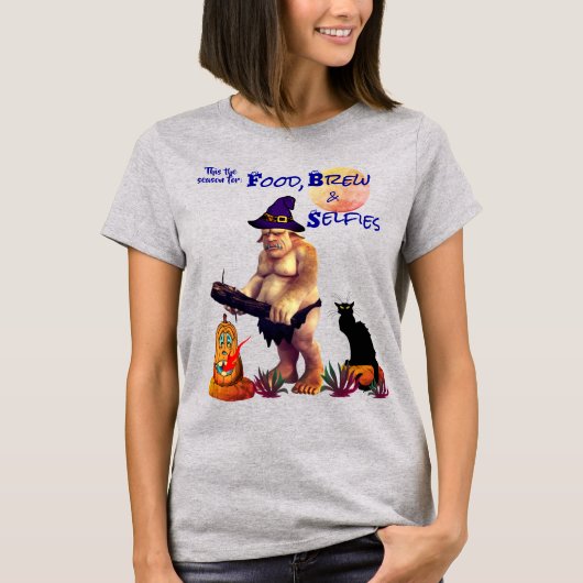 不気味なハロウィンシーズンTシャツ Tシャツ (正面)