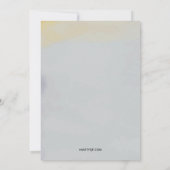 不気味なハロウィンパーティーのフラット招待状 招待状 (裏面)