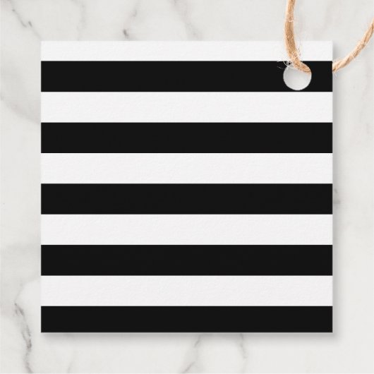 不気味なハロウィンブラック&ホワイトを持っている フェイバータグ (裏面)