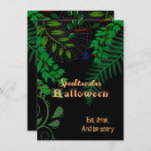 不気味なハロウィン不気味不気味な暗い夜 (正面/裏面)