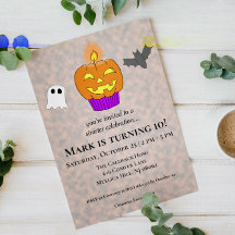 不気味なハロウィン誕生日ケーキ　ハロウィン 誕生日