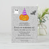 不気味なハロウィン誕生日パーティー 招待状 (スタンド正面)