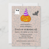 不気味なハロウィン誕生日パーティー 招待状 (正面)