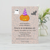 不気味なハロウィン誕生日パーティー 招待状 (スタンド正面)