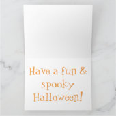 不気味なハロウィン カード (内部)