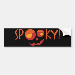 不気味なハロウィン バンパーステッカー