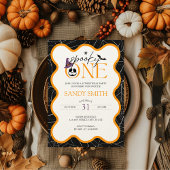 不気味なハロウィン　ファーストバースデー　エステティック 招待状