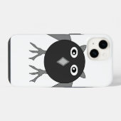 不気味なハロウィン+フクロウ iPhoneケース (裏面横)