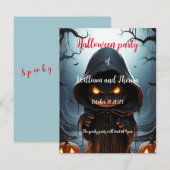 不気味なハロウィン ポストカード (正面/裏面)