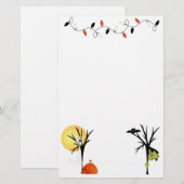 不気味なハロウィン 便箋 (正面/裏面)