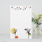 不気味なハロウィン 便箋 (スタンド正面)