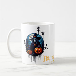 不気味なハロウィーンのシーン コーヒーマグカップ