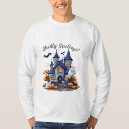 不気味なハロウィーンのシーン Tシャツ