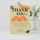 不気味なハロウィーンのバッシュに参加しよう！」 サンキューカード (スタンド正面)