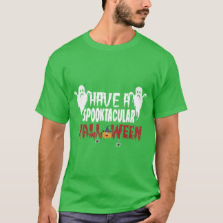 不気味なハロウィーンの友人がいる Tシャツ