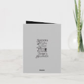 不気味なハロウィーンの夜の追加気持ち カード (裏面)