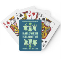 不気味なハロウィーンの幽霊を持おもしろいつ