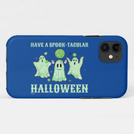 不気味なハロウィーンの幽霊を持おもしろいつ iPhone 11 ケース