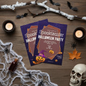 不気味なハロウィーンの衣装パーティの招待状 招待状