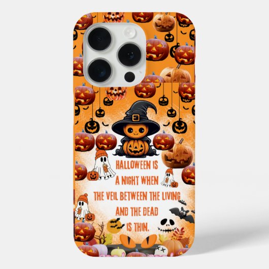 不気味なハロウィーンの電話ケース。 iphone / iPadケース Case-Mate iPhoneケース (裏面)
