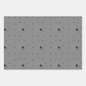 不気味なハロウィーンスパイダーラッピング紙 ラッピングペーパーシート (正面3)