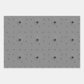 不気味なハロウィーンスパイダーラッピング紙 ラッピングペーパーシート (正面)