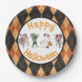 不気味なハロウィーンバッシュ ペーパープレート
