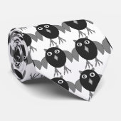 不気味なハロウィーンフクロウネクタイ ネクタイ (ロール)