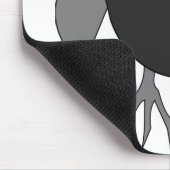 不気味なハロウィーンフクロウマウスパッド マウスパッド (コーナー)