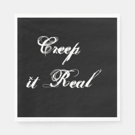 不気味なハロウィーンペーパーナプキン スタンダードランチョンナプキン