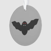 不気味なハロウィーンヴァンパイアこうもりアクリルオーナメント オーナメント (正面)