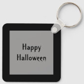 不気味なハロウィーンヴァンパイアこうもりカスタム キーホルダー (裏面)