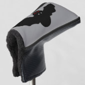 不気味なハロウィーンヴァンパイアこうもりゴルフパターカバー ゴルフヘッドカバー (3/4 正面)