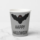 不気味なハロウィーンヴァンパイアこうもり 紙コップ (裏面)