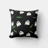 不気味なハロウィーン幽霊 クッション (正面)