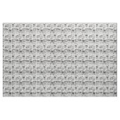 不気味なハロウィーン新聞アンティーク白 ファブリック (ヤード)